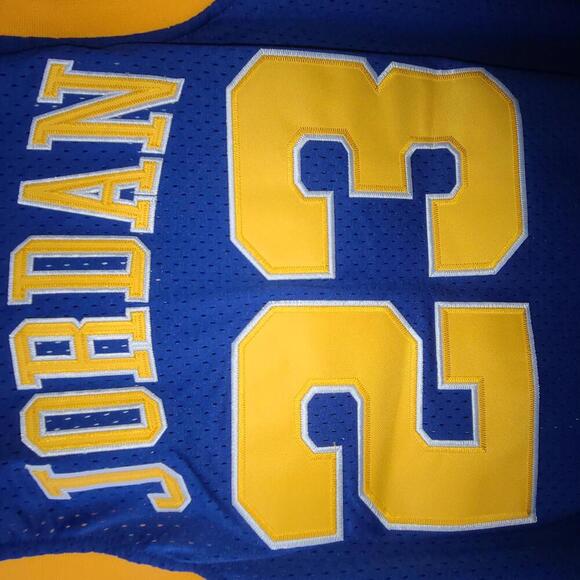 Vintage Michael Jordan Emsley A. Laney High School Basketball Jersey - Size Med - Picture 3 of 6